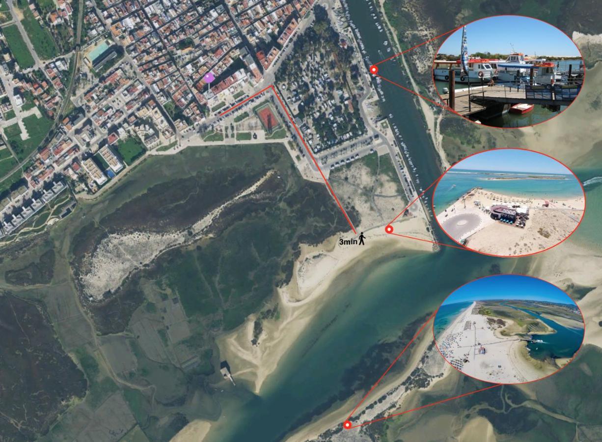 Apartamento Na Primeira Linha Da Ria Formosa Fuzeta Dış mekan fotoğraf